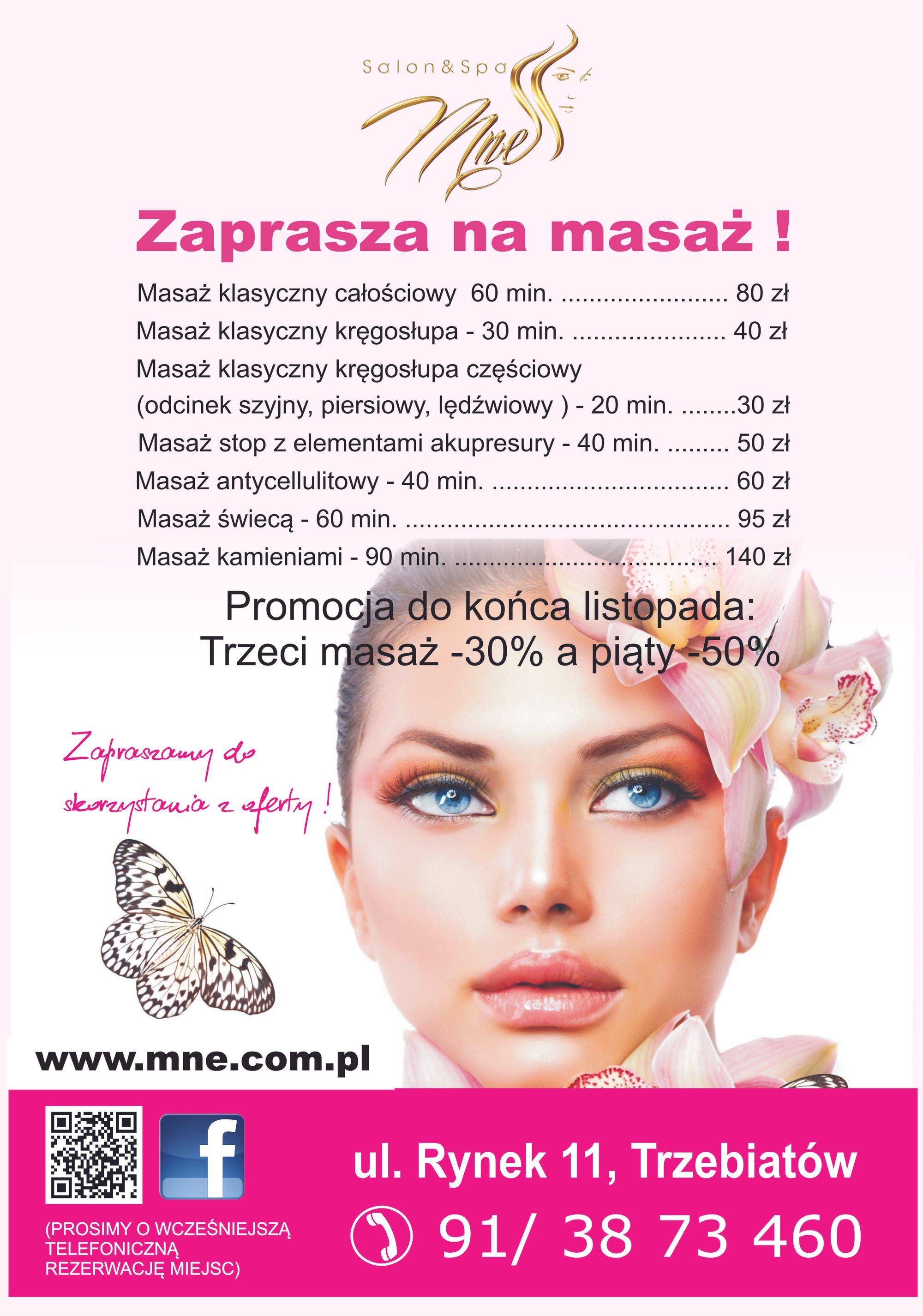 Masaż i zabiegi na ciało w MNE Salon & Spa