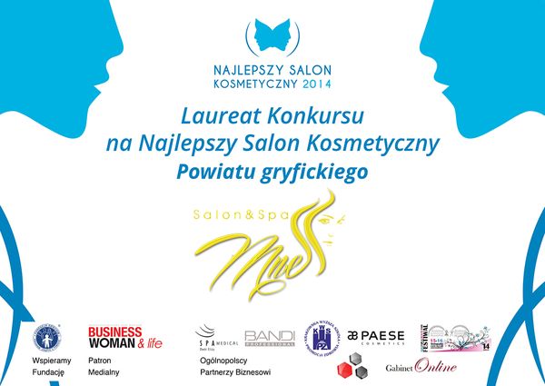 MNE Salon & Spa najlepszym salonem kosmetycznym w powiecie gryfickim