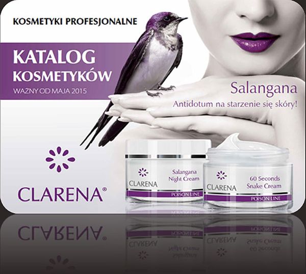 Katalog kosmetyków Clarena dostępnych w MNE Salon & Spa