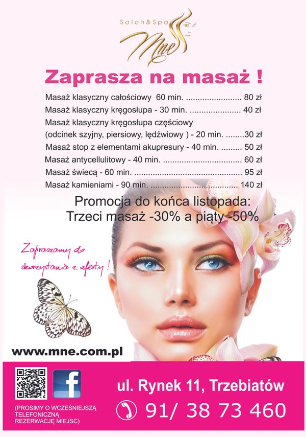 Masaż i zabiegi na ciało w MNE Salon & Spa