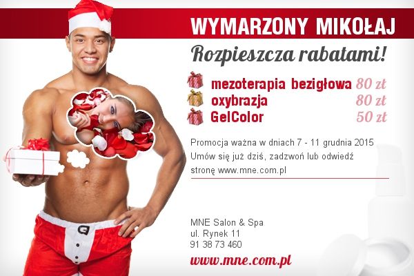 Mikołajki w MNE Salon & Spa